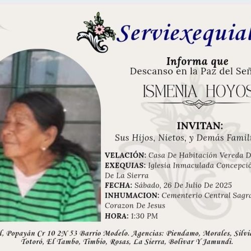 ISMENIA HOYOS